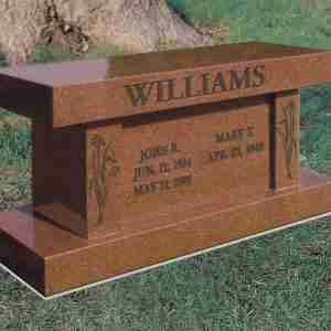 Williams Cremation Bench