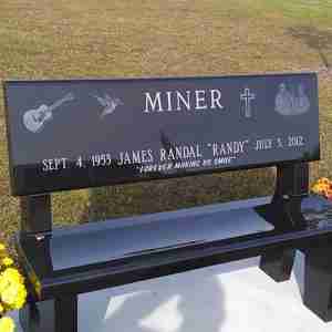 Miner Park Bench